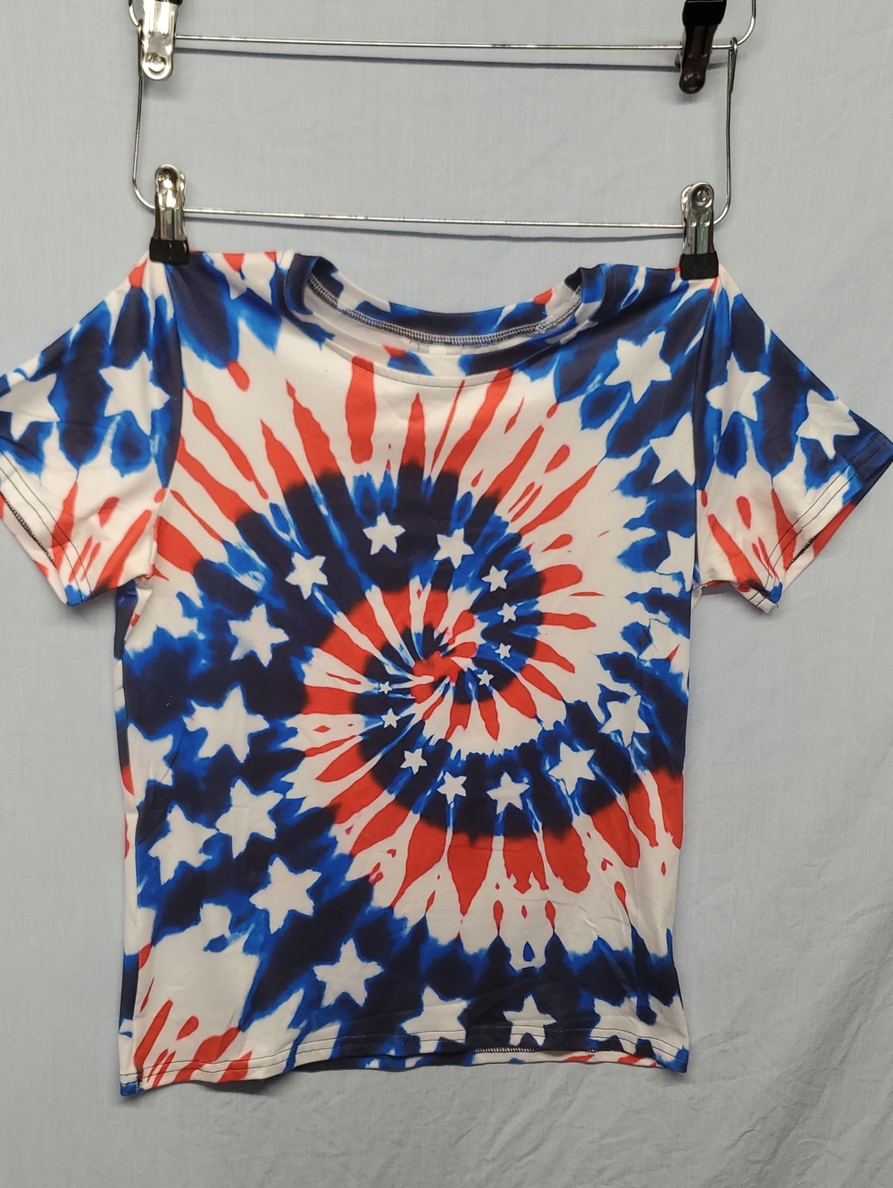 Kids Red & Blue Tie-Dye Star T-Shirt - 39
